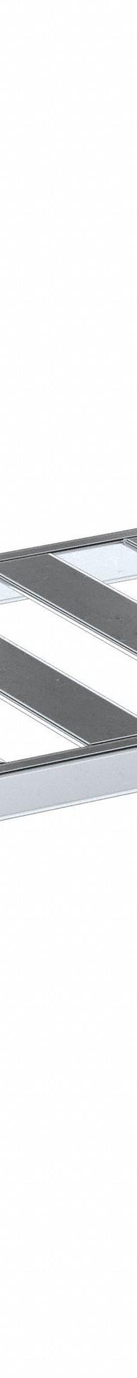 NEW AGE INDUSTRIAL Shelf: 48 in x 24 in, Ventilated Shelf, 900 lb Shelf Capacity, 13 ga, Unfinished (MPN C2448TB). Key specifications — Color: Silver; Brand: NEW AGE INDUSTRIAL.