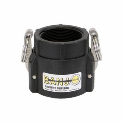 BANJO Cam and Groove Coupling: 2 in Coupling Size, 2 in Hose Fitting Size - Type D Polypropylene Cam & Groove Fittings