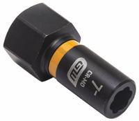 GEARWRENCH Bolt Extractor: 7 mm Socket Size, 7-Point, Std, Black Oxide, Not Tether Capable (MPN 84752). Key specifications — attr1204113: Standard; attr1204115: GEARWRENCH; attr1204121: 7 mm; attr1204116: Not Tether Capable; attr1204118: Black Oxide.