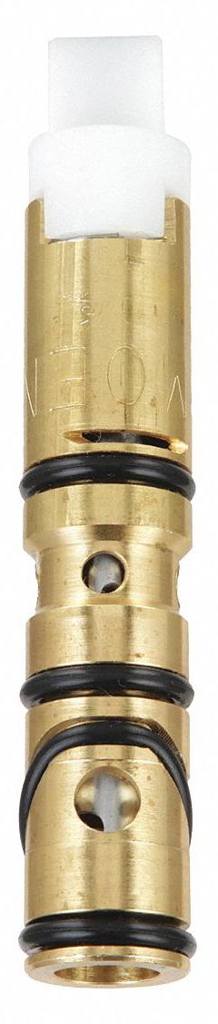 MOEN Cartridge: For Moen Commerical Series, Use with Hot/Cold Water, Brass (MPN 1200). Key specifications — Compatible Series: Moen Commerical; For Water Temperature: Hot/Cold; Compatible Brand: Moen; Product Type: Cartridge; Material: Brass.