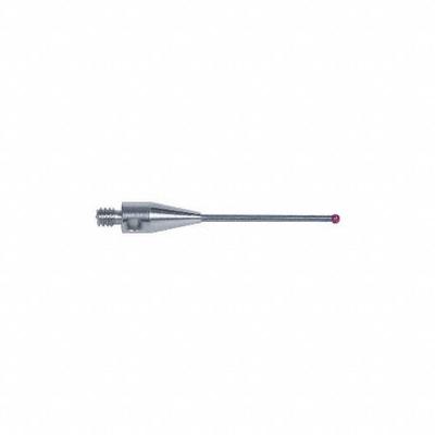 INSIZE M2 Stylus: CMM Straight Stylus, Ball, Straight, 0.04 in Ruby Ball Tip - Straight CMM Styli