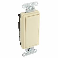 BRYANT Wall Switch: Rocker Switch, 3-Way, Maintained, Ivory, 120/277V AC, 20 A (MPN 9903I). Key specifications — Illuminated: No; Voltage Rating: 120/277V AC.