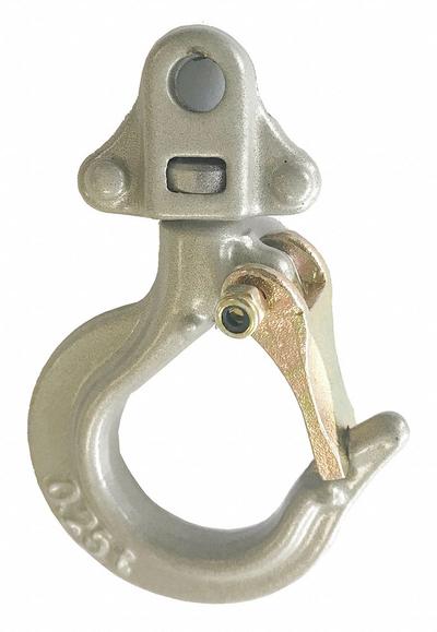 Dayton Top Hook Assembly: Lever Chain Hoists, 550 lb Compatible Load Capacity - Top Hooks for Hoists