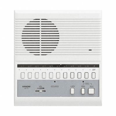 AIPHONE Audio Intercom Station: LEF Series, 12V DC, LEF-10 - Audio Intercom Stations
