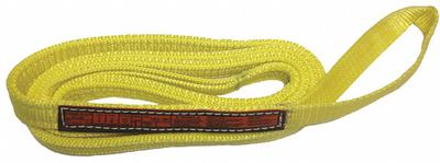 STREN-FLEX Web Sling: Type 4, Nylon, 4 Plies, 10 ft Sling Lg - Standard Nylon Twisted-Eye Web Slings