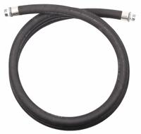 DAYTON Discharge Hose: Discharge Hose, 3/4 in x 12 ft, Rubber, Rubber, Zinc, -22° to 130°F (MPN 12F731). Key specifications — Hose Tube Material: Rubber; Brand: DAYTON; Hose Cover Material: Rubber; Temperature Range: -22° to 130 °F; UL Listed: No; Fitting Material: Zinc.