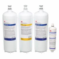 3M Quick-Connect Water Filter: 5 micron, 7 gpm, 70,000 gal, 5 7/8 in Overall Ht (MPN CARTPAK DF265-CLX; 5613832). Key specifications — Filter Media: Polyphosphate; Reduces: Particulates; Brand: 3M.