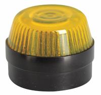 EATON Pilot Light Lens: 30 mm Panel Mounting Hole Dia, Yellow, Fresnel, Incandescent/LED, E34 (MPN E34G4). Key specifications — Brand: EATON; Compatible with Series: E34; Lens Material: Glass.