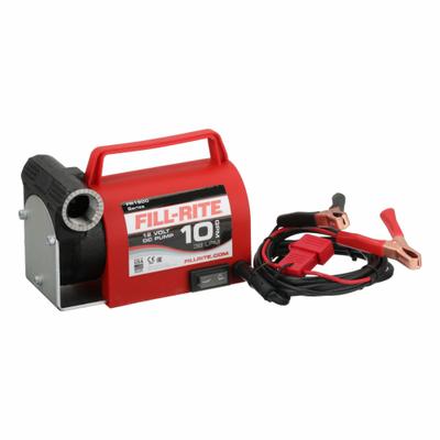 FILL-RITE Electric Drum Pump: 12 V DC, 1/5 hp HP, 10 gpm Max. Flow Rate, Pump Only - Portable DC-Powered Fuel Transfer Pumps