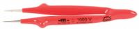 WIHA Insulated Tweezers: Carbon Steel, Point, Straight Tip (MPN 75205). Key specifications — attr1002355: Carbon Steel; attr1002345: WIHA; attr1002348: Steel; attr1002358: Serrated; attr1024781: Standard.