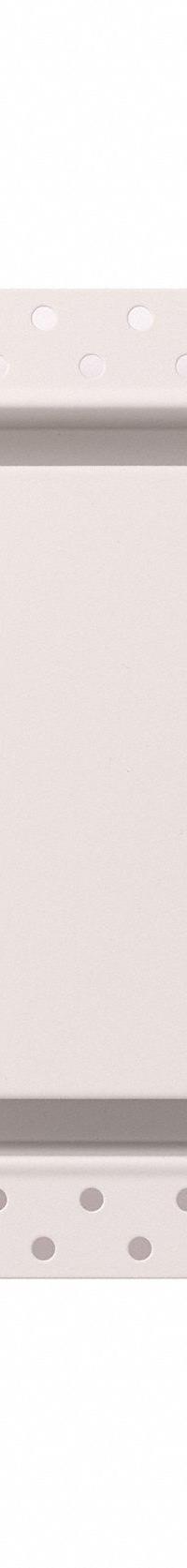 Wall/Ceiling Register: Ceiling/Wall, 6 in H, 10 in W, Decorative, Powder Coated, White, Steel Grille (MPN DWALL6X10SWH). Key specifications — Adjustable Blades: No; Brand: FITTES; Airflow Directions: One-Way; Grille Color: White.