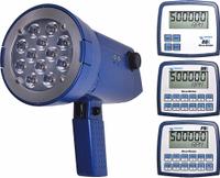 MONARCH Digital Stroboscope Kit: 0.01 fpm, LCD, 500,000 fpm, 30 fpm, 3,000 usec Max Flash Duration (MPN 6230-011). Key specifications — Brand: MONARCH; Digital Display Screen Type: LCD; External Triggers: No External Triggers Included; Maximum Flashes per Minute: 500,000 fpm; Minimum Flashes per Minute: 30 fpm; Phase Shift: No Phase Shift; Power Source: Battery; Resolution: 0.01 fpm.