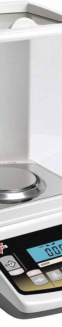 TORBAL Compact Bench Scale: 220 g Capacity, 0.0001 g Readability, ct/g/gr/kg/lb/oz/ozt/pwt (MPN AGCN220). Key specifications — Brand: TORBAL; Display Type: LCD.