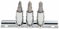 WESTWARD Socket Bit Set: 1 - 25 Pieces, 1/4 in Drive Size, 8 Pieces, #1 to #3 Tip Size Range, SAE (MPN 54TN85). Key specifications — attr1216280: Fixed Insert; attr1216283: WESTWARD; attr1225718: #1 to #3; attr1227491: 1/4 in.