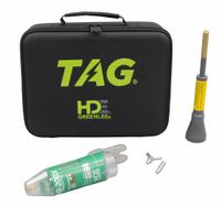 HDE Hot Stick-Compatible High-Voltage Detector: 4 kV to 35 kV, 50 Hz/60 Hz, Audible/Light, AC Volt (MPN T200XMR-0435/K01). Key specifications — IP Rating: Not Rated; CAT Safety Rating: Not Rated; Brand: HDE; Product Type: Hot Stick-Compatible High-Voltage Detector; Manufacturer Part Number: T200XMR-0435/K01; Includes: TAG-41811X Overhead Straight Probe Small.