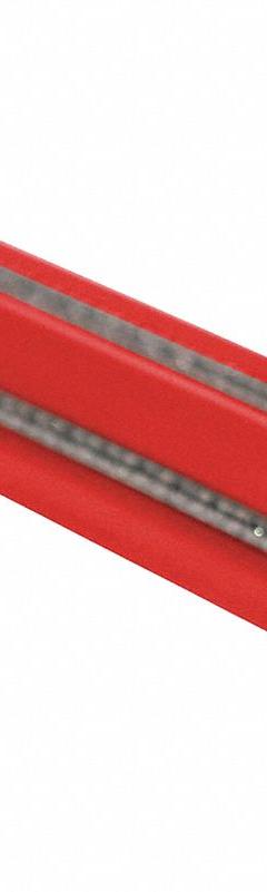 BIRD BARRIER Electrified Bird Shock Track: Stainless Steel, Sign Red, Crimp, 2 in Ht, 50 ft Lg (MPN BS-FSR60). Key specifications — attr976640: BIRD BARRIER; attr976644: Sign Red; attr976647: Crimp; attr976658: Stainless Steel; attr976674: Bird Repellent Straight Track.