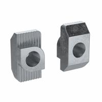 Hammer Nut: 1/4"-20 Size, For 0.4 in Slot Wd, 15 Series/40 Series, Single Center, Zinc-Plated, 4 PK (MPN 096H081/415). Key specifications — Fastener Type: Hammer Nut; Material: Steel; Finish: Zinc-Plated; T-Slot Fastener Type: Hammer Nut; Threaded Hole Location: Single Center; Compatible Series: Fath, 15 Series, Fath, 40 Series; System of Measurement: Inch; Brand: FATH INC..