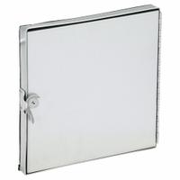 Duct Access Door: 10 in x 10 in, 24 ga, Steel, Single Cam, Tab-In Hinge, 10 in Observation Port Ht (MPN 2TFX4). Key specifications — Brand: DAYTON; Insulation Material: Fiberglass; Material: Steel; For Duct Shape: Rectangular.