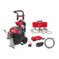 MILWAUKEE Sewer Drum Kit, Head Kit, and Cable: Cordless, MX FUEL, MX FUEL, For 3 in to 6 in Pipe (MPN MXF501-1CP, 48-53-2840, 48-53-2425). Key specifications — attr517452: Battery; attr517439: MX FUEL; attr517433: Cordless.