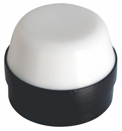 EATON Pilot Light Lens: 30 mm Panel Mounting Hole Dia, White, Fresnel, Incandescent/LED - Pilot-Light Lenses