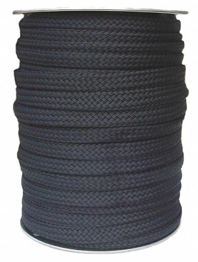ALL GEAR Rigging and Climbing Rope: Hollow Braid, 1/2 in Dia, 1,200 lb Working Load Limit - Rigging & Climbing Rope
