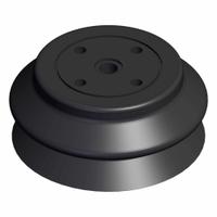 SMC Vacuum Pad: Bellows, w/o Adapter, 80 mm Pad Dia, NBR, Black, 50, 37 mm Pad Ht, ZP (MPN ZP80HBN). Key specifications — attr1019101: ZP80HBN; attr1019103: SMC; attr1019107: 50.