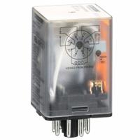 SCHNEIDER General Purpose Relay: Socket Mounted, 10 A Current Rating, 24V DC, DPDT, 8 Pins/Terminals (MPN 8501KPDR12V53). Key specifications — Brand: SCHNEIDER; Base Type: Octal; Mounting Style: Socket; Pin Shape: Round; Electrical Connection: 8-Pin Terminal; Manufacturer Part Number: 8501KPDR12V53; Series: Square D 8501K Series.