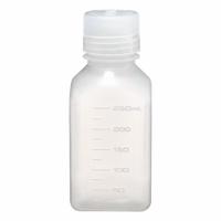 NALGENE Graduated Bottle: 250 mL, 8 fl oz, PPCO, Natural, 38-430 mm Screw Closure Size, Square (MPN 2016-0250). Key specifications — Body Color: Natural; Brand: NALGENE; Closure Included: Yes; Graduated: Yes; Closure Attached: Attached.