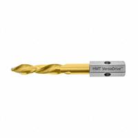 HOLEMAKER TECHNOLOGY Drill Bit: 10.2 mm, 135° TurboTip Point, TiN-Coated HSS, Impact Rated (MPN 209015-0102). Key specifications — attr1234973: Impact Rated; attr1234966: HOLEMAKER TECHNOLOGY; attr1234968: VersaDrive Hex; attr1234978: 0.4016.