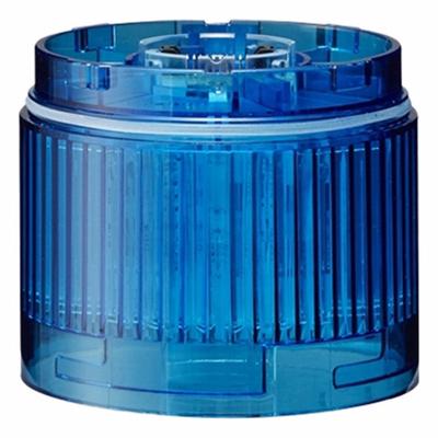 PATLITE Tower Light Module: Steady, 24V DC, Blue, 60 mm Overall Dia, 40 mm Overall Ht - Steady Light Modules