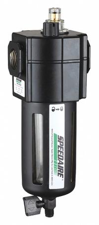 SPEEDAIRE Compressed Air Lubricator: Micro Mist, 3/8 in NPT, 114 cfm, 150 psi Max Op Pressure (MPN 4ZL91). Key specifications — attr111774: Aluminum; attr111402: Standard Duty; attr111761: SPEEDAIRE.
