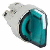 SCHNEIDER ELECTRIC Short-Handled Selector Switch: 22 mm Panel Mount Size, 2 Positions, Series XB4 (MPN ZB4BK1233). Key specifications — Action: Maintained/Maintained; Cam: No Cam Included; Brand: SCHNEIDER; Switch Bezel Material Type: Metallic.