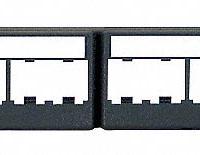 Patch Panel with Labels: 1 Rack Units, 24 Ports, Flat, Label Pocket/Not Numbered, Unshielded (MPN CPPL24WBLY). Key specifications — Brand: PANDUIT; Compatible Adapter Type: Panduit Mini-Com Modules; Material: Steel; _Access Type: Front Access; _Port Labeling: Label Pocket; _Series: Mini-Com; _Shielded: Unshielded.