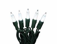 LED Holiday String Lights: PC Bullet Shape, 25 ft Lg, White, 50 LEDs, 5.2 W, 120 V AC (MPN 60RG17). Key specifications — attr1262652: APPROVED VENDOR; attr1262659: White.
