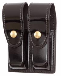 GOULD & GOODRICH, INC. Magazine Pouch: Black, Synthetic Polymer, High Gloss, Snap Closure (MPN H627-4CLBR). Key specifications — attr188437: Black; attr188438: Synthetic Polymer; attr188431: Magazine Pouch.