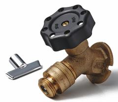 SMITH LIGHT COMMERCIAL Sillcock: Handwheel, Brass, Rough Brass, Plastic, NPT, 4 in Overall Ht (MPN 560-11). Key specifications — Brand: SMITH LIGHT COMMERCIAL; Design: No Kink; Body Material: Brass; Handle Material: Plastic; Color/Finish: Rough Brass; Handle Type: Handwheel; Inlet Connection Type: NPT; Product Type: Sillcock.