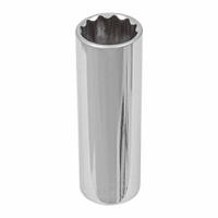 WESTWARD Socket: SAE, 1/2 in Drive Size, 1 3/16 in Socket Size, 12-Point, Deep, Chrome, Socket (MPN 53YV36). Key specifications — attr1204417: WESTWARD; attr1204392: Chrome.