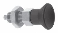 KIPP Indexing Plunger: Nonlocking, SS, 5/16"-24 Thread, 6 N to 12 N Nose Force (MPN K0338.12004AK). Key specifications — Brand: KIPP.