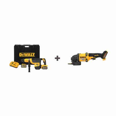DEWALT Rotary Hammer: D-Handle, 60V DC, 6.0Ah/9.0Ah, 19.4 Joules - DEWALT Cordless Rotary Hammers