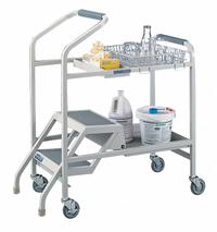 Laboratory Stockroom Cart: 39 1/2 in Overall Lg, 19 in Overall Wd, 43 in Overall Ht, 1 Compartments (MPN 8021000). Key specifications — Brand: LABCONCO; Product Type: Lab Cart; Cart Material: Steel.