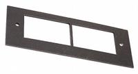 WIREMOLD Communications Plate: OFR, Steel, Black (MPN OFR47-2A). Key specifications — Item [MERCH]: Device Box Covers; Standards: cETLus Listed; Brand: WIREMOLD; For Use With: OFR Raceways; Material: Steel; Series: OFR; Color: Black; Series [MERCH]: OFR.