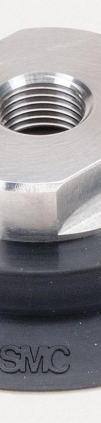 SMC Vacuum Pad Assembly: Flat, M16x1.50, 80 mm Pad Dia, NBR, Black, 50A, 28 mm Pad Ht (MPN ZPT80HN-B16). Key specifications — attr1019101: ZPT80HN-B16; attr1019103: SMC; attr1019107: 50A.
