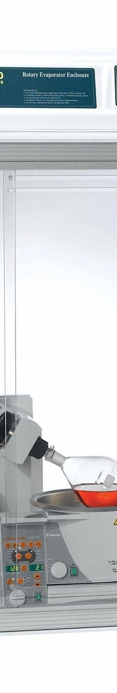 AIRCLEAN SYSTEMS Rotary Evaporator Enclosure: 24 in Overall Lg, 38 in Overall Wd, 48 in Overall Ht (MPN AC23824A). Key specifications — Compatible with Product Type: Chromatography Equipment; Features: No Ductwork Required.