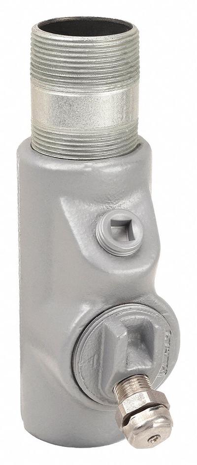 APPLETON ELECTRIC Sealing Fitting with Drain - Vertical: Iron, 2 in Trade Size, Male - Vertical Sealing Fittings with Drain - 25% Fill