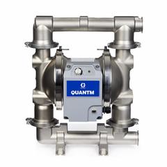 GRACO Electric Diaphragm Pump: CF8M Stainless Steel Body, Three Phase, 200-240V AC, 2 in, PTFE Valve (MPN HE120-0006). Key specifications — Nameplate Voltage: 200-240V AC; Brand: GRACO; Surface Roughness: 125 Ra; Check Valve Material: PTFE; Diaphragm Material: PTFE with Santoprene Backing; Seat Material: 316 SS.