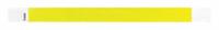 ID Wristband: No Legend, 10 in Overall Lg, 3/4 in Overall Wd, Tyvek®, Yellow, 500 PK (MPN T3-02). Key specifications — attr1126094: Yellow.