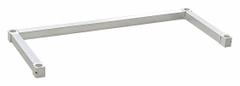 NEW AGE INDUSTRIAL U-Brace: 48 in x 24 in x 2 in, 13 ga, Aluminum, Unfinished, Silver (MPN 2448UB). Key specifications — Material: Aluminum; Brand: NEW AGE INDUSTRIAL; Finish: Unfinished; Color: Silver.