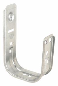 B-LINE BY EATON J-Hook: Screw-On with Locking Latch, 4 in Max. Bundle Dia., 30 lb Max. Load Capacity (MPN BCH64). Key specifications — Material: Galvanized Steel; Includes Locking Latch: Yes; Color: Silver; Brand: B-LINE BY EATON; Mounting Location: Wall; Mounting & Attachment (subhead): Screw-On with Locking Latch.