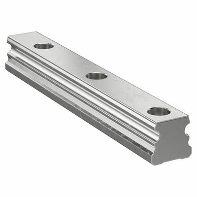 NB Guide Rail: 25, 280 mm Overall Lg, 25 mm Overall Wd, 21.8 mm Overall Ht - Alulin Series Steel-Reinforced Aluminum Guide Rails