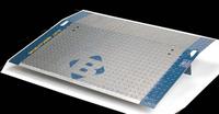 BLUFF Dock Plate: 2,650 lb Load Capacity, 48 in Overall Lg, 48 in Overall Wd, Diamond Treadplate (MPN A4848). Key specifications — attr1052390: Aluminum; attr1058377: BLUFF.
